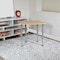 Flash Furniture Hex Natural Collaborative Desk, For Home and Classroom XU-SF-1001-NAT-A-GG - alternate 3